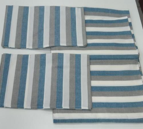 BEDSHEET STRIPE 90X108 2 PILLOW COVER